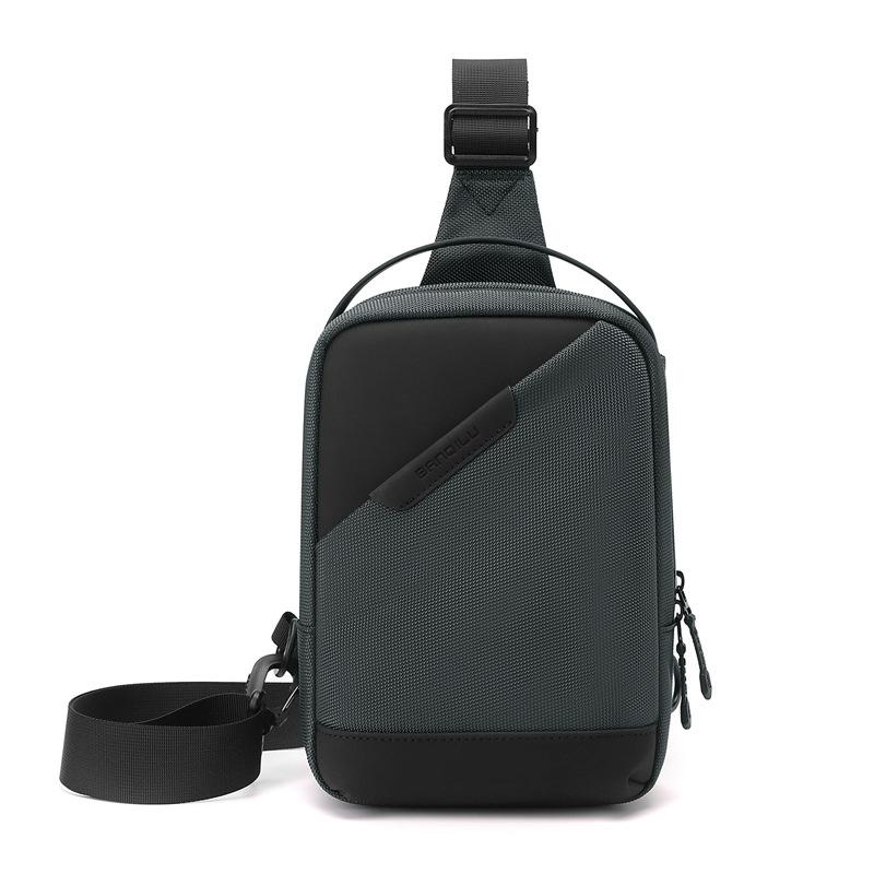 Bag Waterrepellent Chest Multifunctional Mens Shoulder Bag Outdoor Lightweight Crossbody Bag