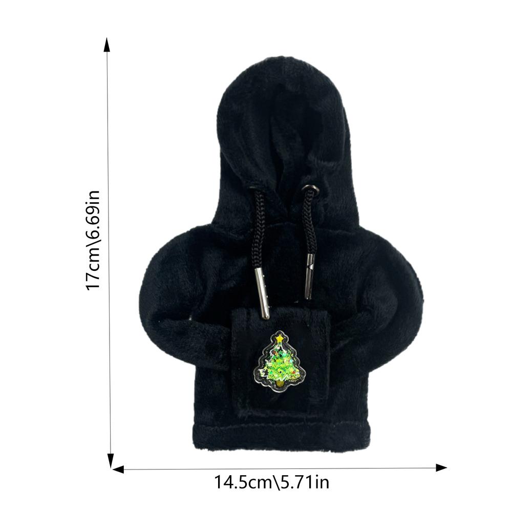 

Толстовка с капюшоном и ручкой переключения передач. Рождественская тема. Толстовка с капюшоном для рычага переключения передач автомобиля. Мягкая и регулируемая крышка рычага переключения передач.