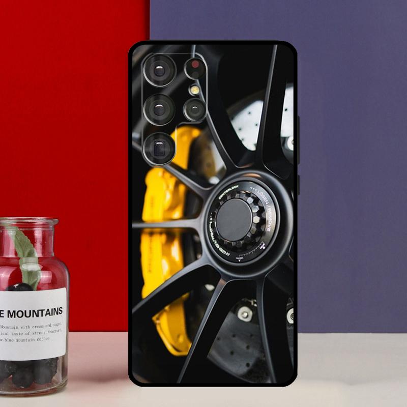 Sports Car Wheel Tire Speed Funda Case For Samsung Galaxy S25 Ultra S9 S10 S20 S21 FE S22 S23 Plus S24 Ultra Phone Cover