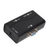 1 in 2 Out VGA Splitter 250MHz Video Distribution Duplicator VGA Splitter Amplifier  Laptop