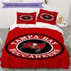 Tampa Bay Buccaneers Pattern Bedding Uilt Set Uilt Cover Pillowcase Home Decoration Birthday Gift (1*duvet Cover + 2*pillowcase Without Core)