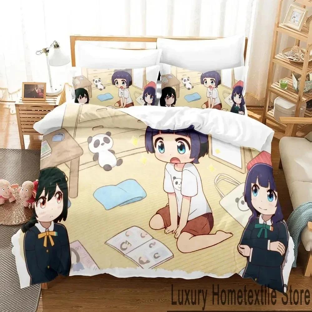 

Anime Nijiyon Animation Bedding Set Duvet Cover Bed Set Quilt Cover Pillowcase Comforter king Queen Size Boys Adult Bedding EU Single 135x200cm