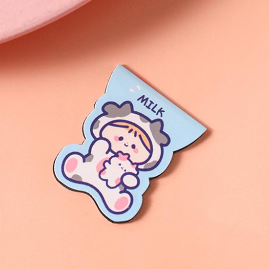 4Pcs Magnetic Bookmarks Thin Double-Sided Cartoon Book Markers Cute Page Holders Compact And Portable Page Holder for Students Reading Book
