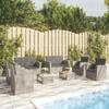 Day and Night - Day and Night Garden Furniture Set 8 Pieces and Gray Synthetic Rattan Cushions