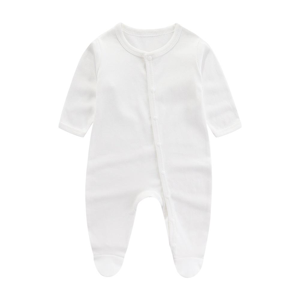 Pure Cotton Baby Jumpsuit: Newborn Romper for Spring, Autumn & Summer