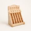 Holz-Kartenständer Stabiler mehrstufiger Design für Schreibtisch