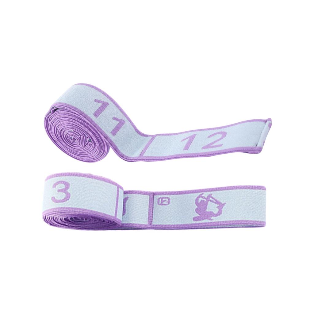 Stretch with Numbered Loops for Yoga Pilates Physical and Strength Training Exercise