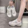 Mesh Sports Shoes Women's 2025 New Summer Versatile Breathable Soft Sole Lightweight Casual German Training Board Shoes Women's White Shoes