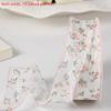 2.5Cm/4Cm 10 Yards Dainty Floral Fishnet Lace Trim For Cake, Bouquet, Gift Wrap And Handmade Hair Bows