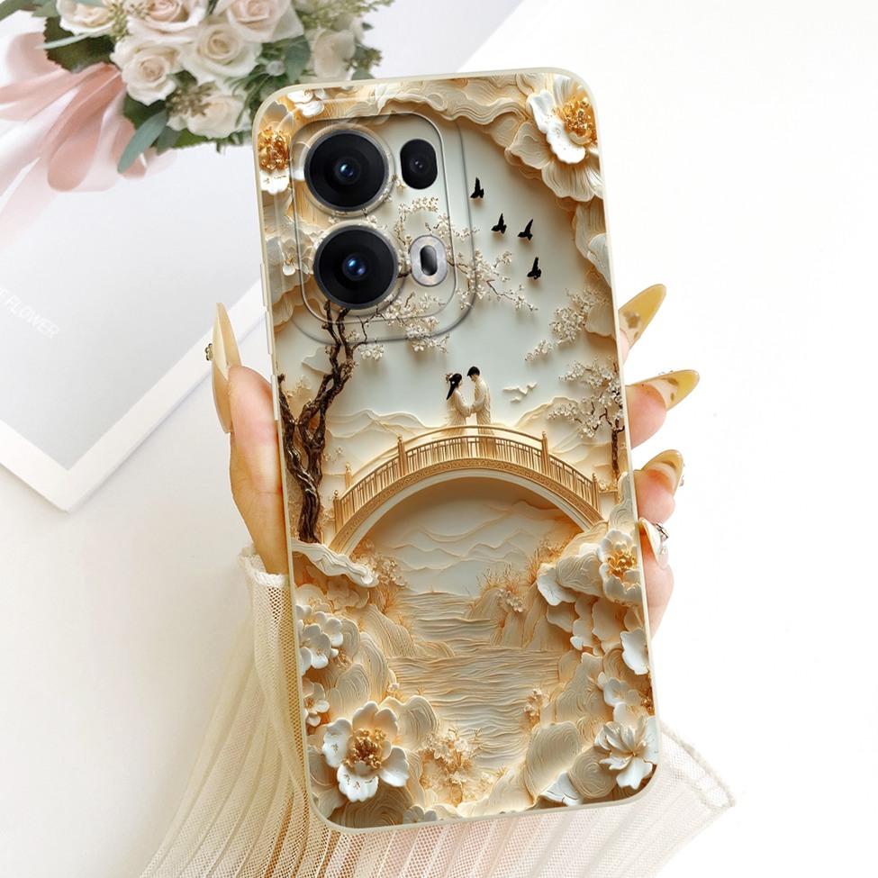 For Oppo Reno 13 Pro Case Silicone Luxury Fashion Cool Kawaii Cute Painted Cover For Oppo Reno13 Pro CPH2697 PKK110 Casing