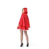 Sexy Disfraces Halloween Cardinal Little Red Riding Hood Costume Small Red Cap Fantasia Carnival Fairy Costumes for Women Cosplay Party Dress