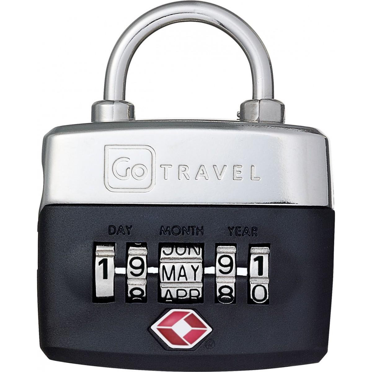 

Комбинированный замок для багажа Go Travel Birthday 355, черный