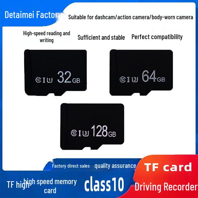 High-Speed Class 10 TF Card for Dash and Action Cameras