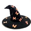 Halloween Witch Hat Butterfly Mesh Folds Hats Masquerade Party for Kids Adult Women Men Cosplay Props Costume Accessories
