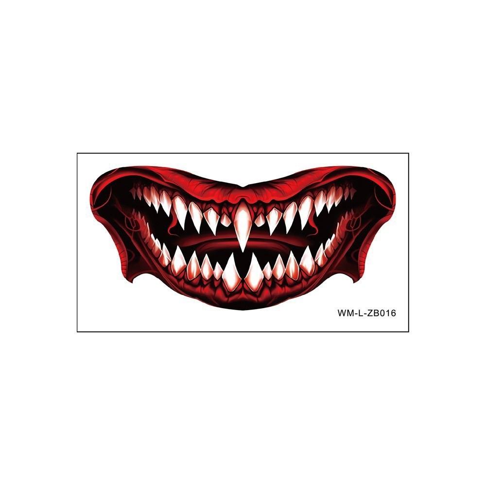 Long-lasting Zombie Cosplay Props Waterproof Bloody Makeup Tattoo Sticker  Party Supplies