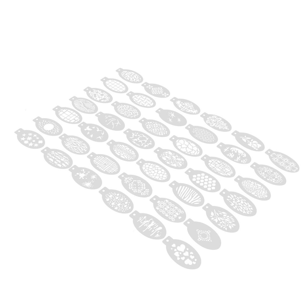 42Pcs Face Paint Stencils Reusable Hollow  Face Body Painting Templates Tracing Stencils for Part