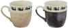 Tassenpaar Schwarze Katze Paar Tasse Durchmesser x Höhe 9cm 350ml Mino Ware Ale-net 8.3cm