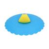Silicone Lid Dustproof and Heat Resistant Hot and Cold Beverage Cup Cover for Kitchen HomeBlue