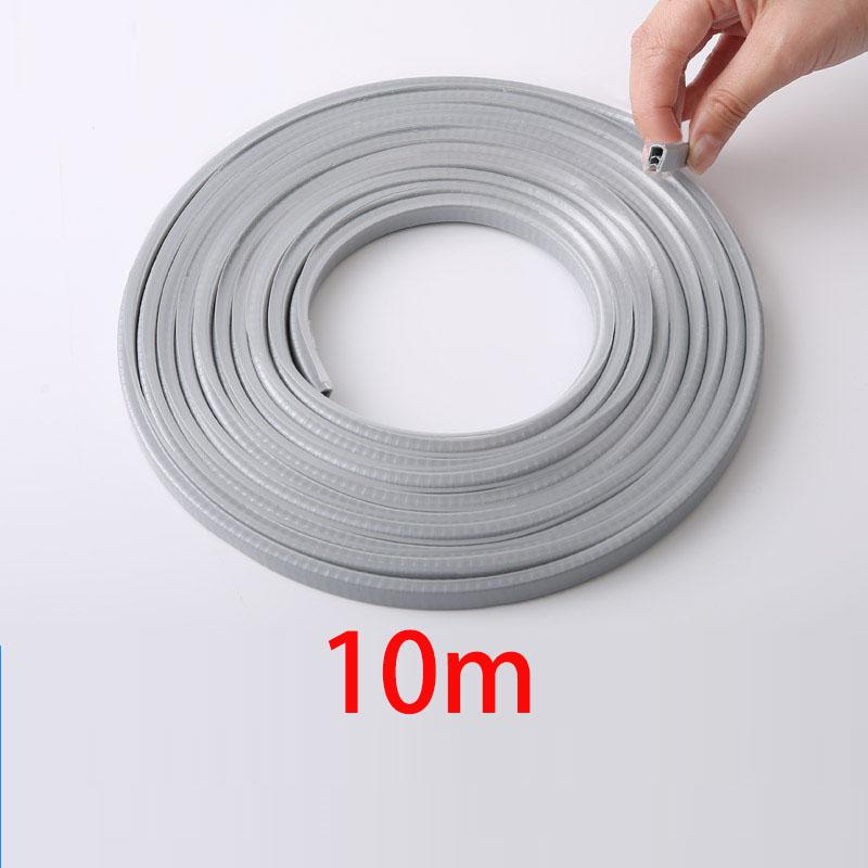 Car Door Protector Edge Scratch Strip Guard Trim Automobile Door Anti Collision Protection With Steel U Shape Edge Rubber Seal Interior Mirrors 6