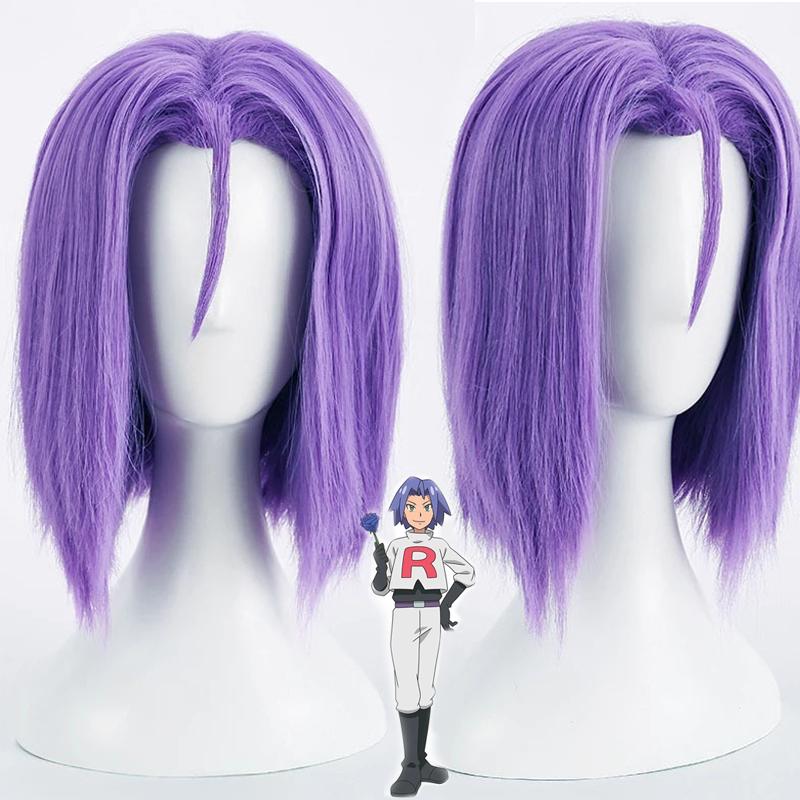 Anime Jessie and James Cosplay Costume Team Rocket Jessie Musashi James Kojirou Halloween Cosplay Costume Full Set Women Men