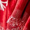Christmas Style Red Couch Covers Tassels Throw Towel Four Season Sofa Cover Dustproof Anti-scratch Couch Covers Furniture Cover