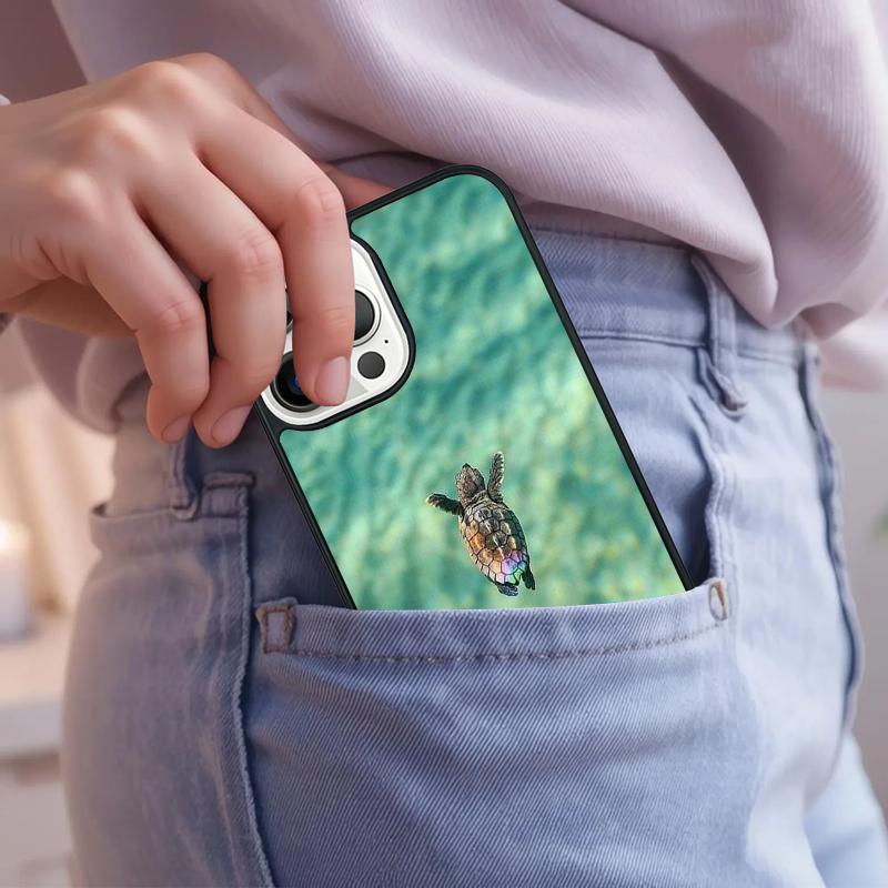 Sea Turtles Swimming Phone Case For iPhone 17 Air 15 16e 14 13 Pro Max Coque 12 11 Pro Max PLUS cover