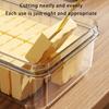 Efficient Butter Slicer and Storage Solution Dishwasher Safe Airtight Box for Countertop and Refrigerator