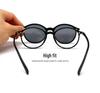 Clip-on Glasses Set: Includes 5 Polarized Lenses, Compatible with Myopia TR90 Retro Magnetic Sunglasses
