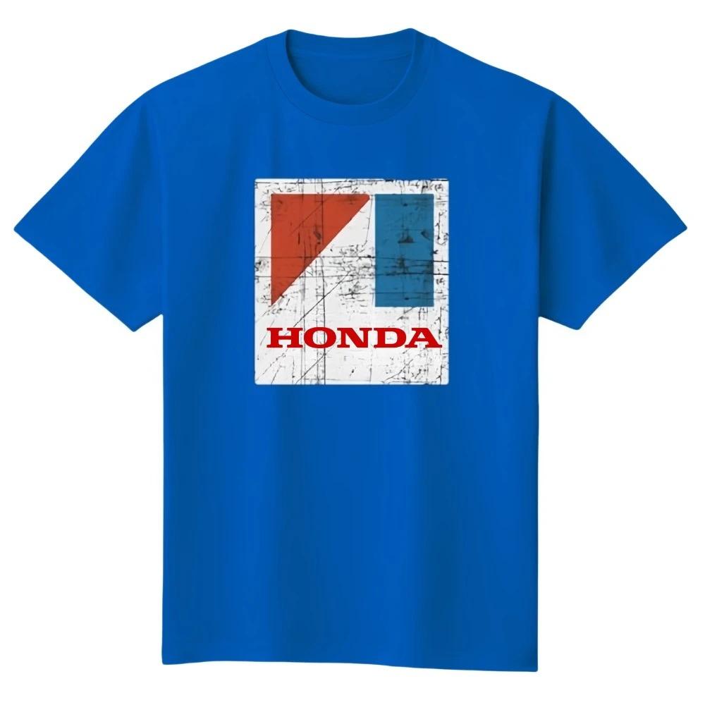 

Fashion Summer Honda Car Motorcycle Racing Locomotive Men s T-Shirt Printed Locomotive Loose Crew Neck K2Y Short Sleeve XXXXXL синій