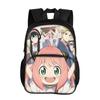 SPY×FAMILY Round Front Bag Backpack Versatile Fashion Trend Cartoon Boy and Girl School Birthday Best Gift