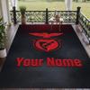 Custom Text Printed Rug Benfica FC Non Slip Floor Carpet For Home Room Decor