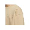 adidas Originals Trefoil Miffy Collaboration Series Logo Print Crew Neck Sweatshirt Men Tops Linen Khaki Brown HY7293
