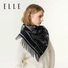 ELLE Women's 100% Merino Wool Jacquard Scarf