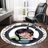 1pc Addams Family Wednesday9 Print Round Carpet Chair Round Carpet Suitable for Bedroom Living Room Home Decorative Carpet