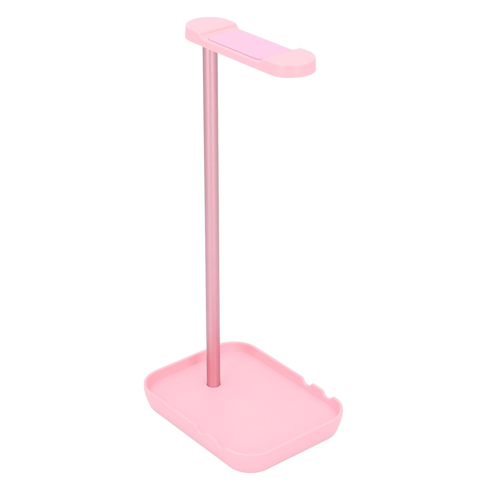 

Headphone Stand Non Slip Bottom Gaming Headset Holder Hanger Mount for All Sizes Bedroom Office Recording Studio Pinkish