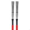 2 Pieces Drum Brushes Wire Portable Durable 13.78in Length with Comfortable Wood