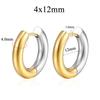 18k Gold Plating  Hoop Earring for Women Trendy Chunky Earrings  Huggies Hoop Earrings Geometric Dangle Earrings Jewelry Gifts