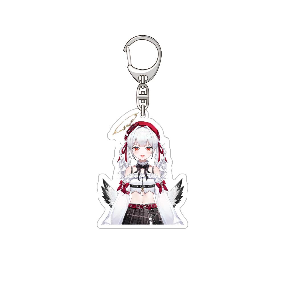 Nijisanji Aza Michiya Kouichi Inochi Urushiha Hunger Mikoto Miki Kioi Kima Tabbiito HD Acrylic Keychain Bag pendant anime goods