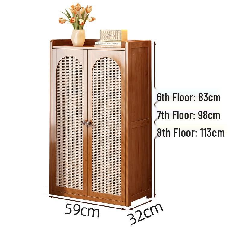 Large Capacity Narrow Vertical Shoe Cabinet for Entryway