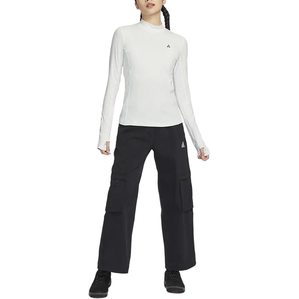 Nike ACG Series Goat Rocks Dri-FIT ADV Solid Color Half High Neck Casual Sun Protection Quick Dry Long Sleeve T-Shirt Women Tops FN1964-121