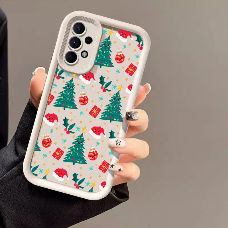 Merry Christmas New Year Gift Case For Samsung Galaxy A55 A35 5G A13 A54 A53 A52 A34 A06 A32 A14 A23 A24 A12 A51 A71 Phone Cover