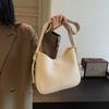 Bolso Cubo Retro con Correa Ancha para Hombro Mujer 2026 Nueva Versión Coreana Bolso Cruzado de Nicho Bolso de Hombro Popular para el Trabajo Este Año