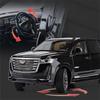 1/24 Full Scale Escalade SUV Alloy Car Model Die-cast Metal Off-road Vehicle Car Model Simulation Sound and Light Collection Children's Toy Gift