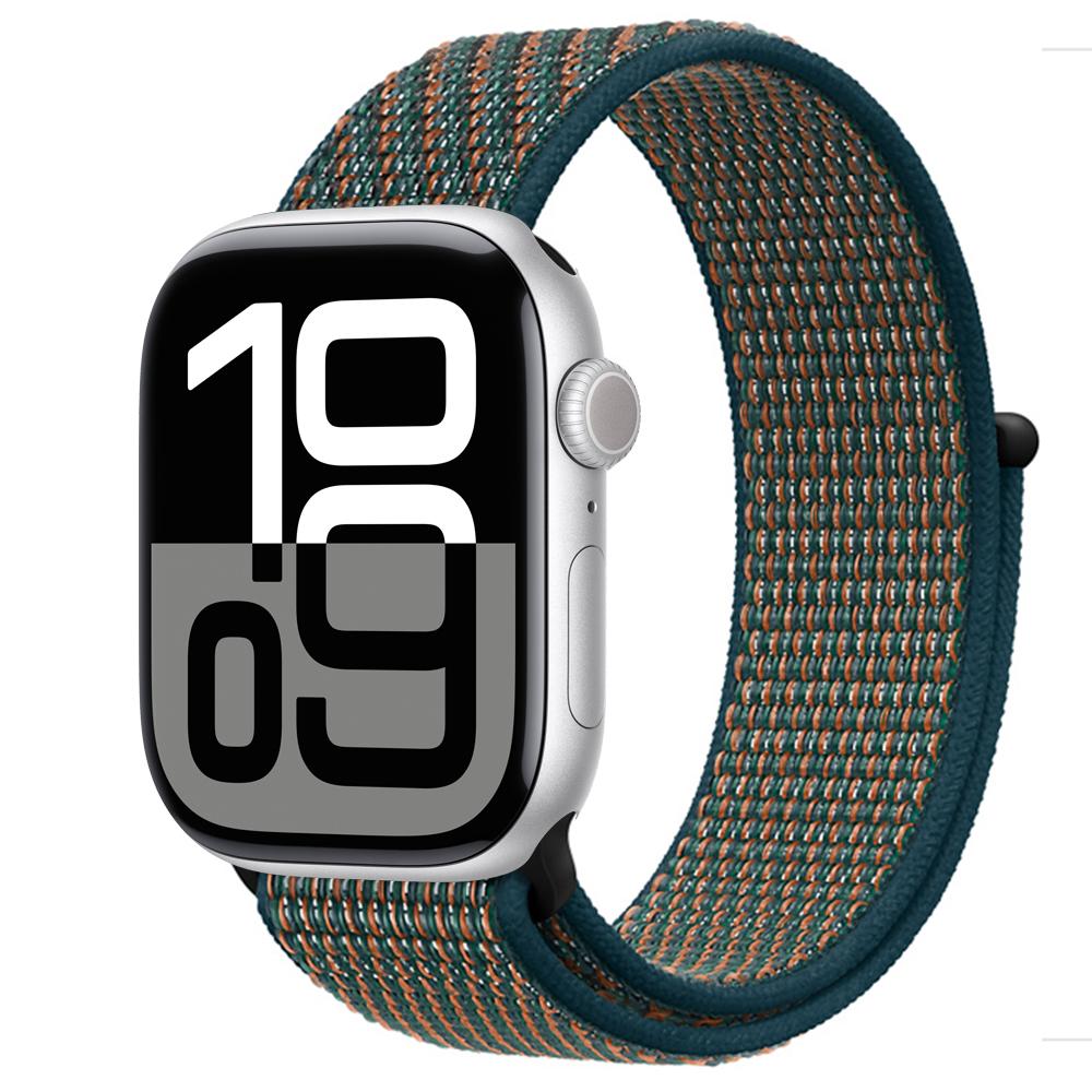 Cinturino in Nylon a Passante Per Apple Watch Bands 46mm 44mm 40mm 41mm 45mm 42mm Cinturino Originale iWatch Serie 11 10 SE 9 8 Ultra 3