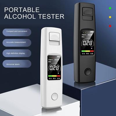Portable Alcohol Tester High Sensitivity Breathalyzer HD Display Non-Contact Type-C Charging 200mAh