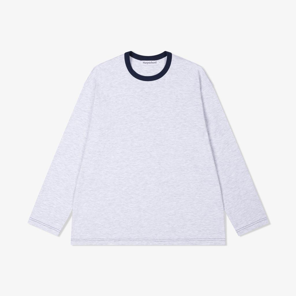 HARPSICHORD Layer T-Shirt (Navy/Melange)