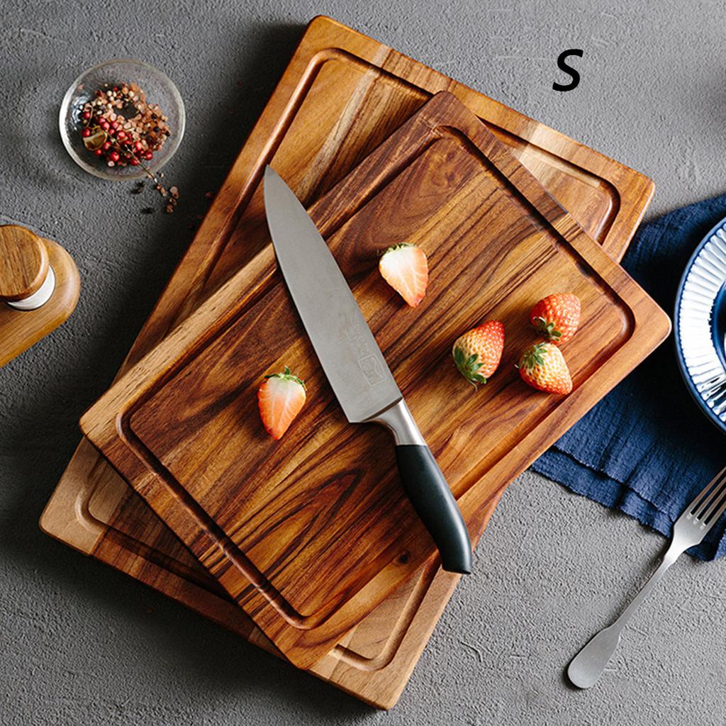 Wooden Chopping Board, Cutting Board, Wooden Butcher Block Chopping Board
