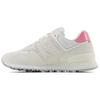 574 Sea Salt Real Pink Women Sneakers Cream WL5742BA