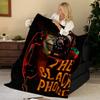 Movie T-The B-Black P-Phone Throw Flannel Blanket, Soft Warm, Durable & Washable Cute Cool