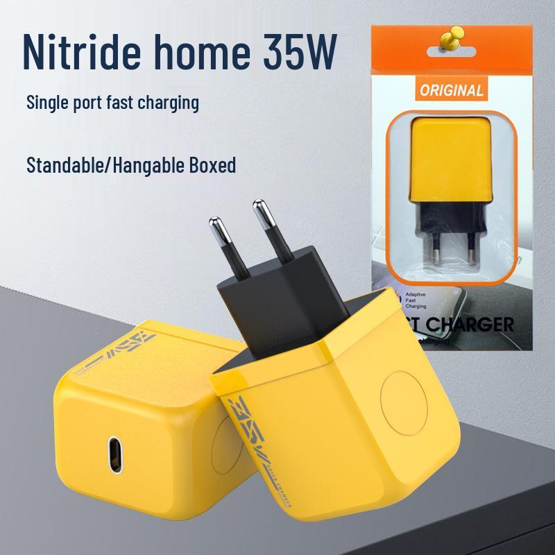 33W GaN Dual-Port Fast Charger, PD3C Certified, Compatible with iPhone